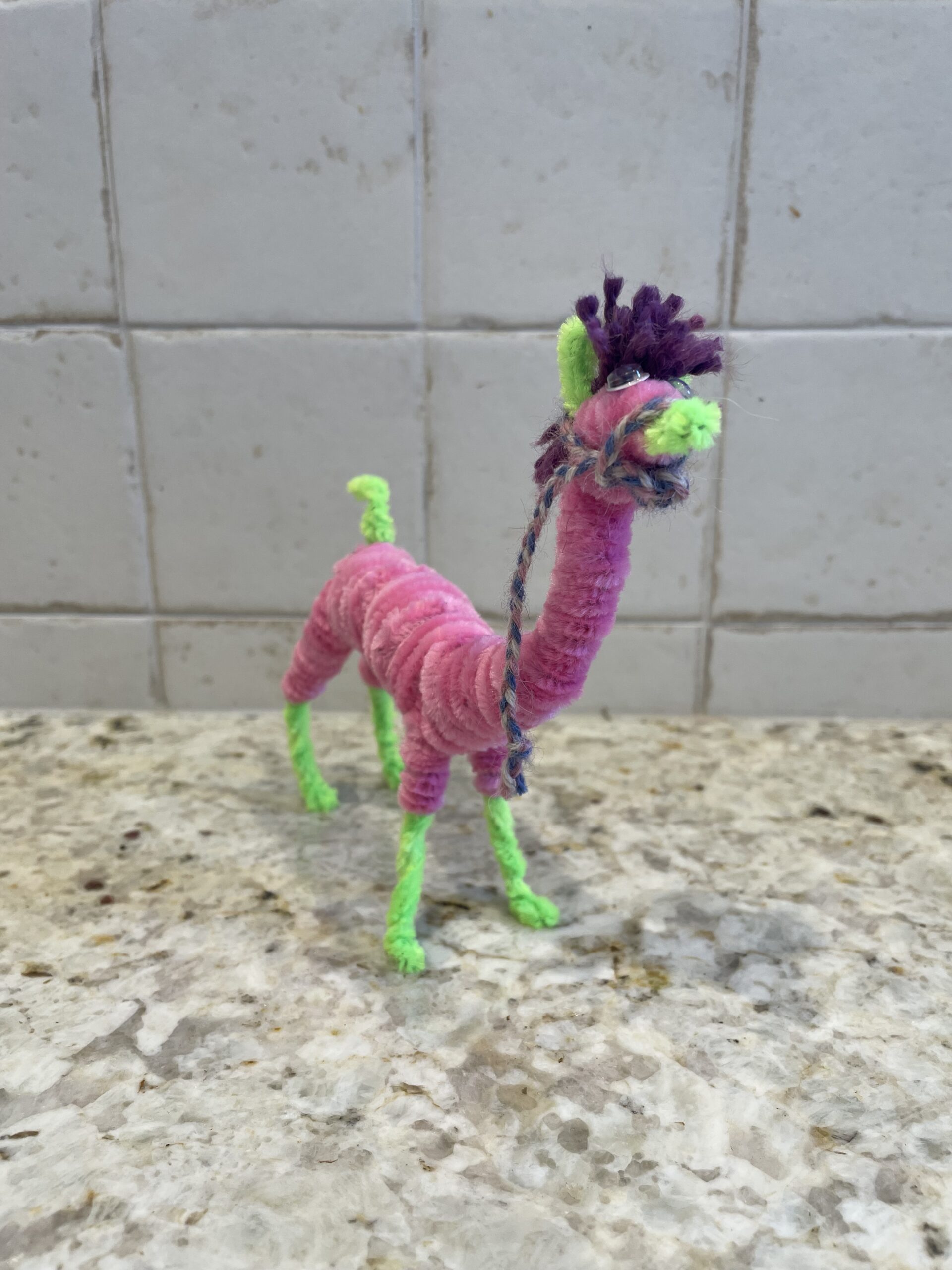 Pipe Cleaner 'Paca - Pink - Image 2